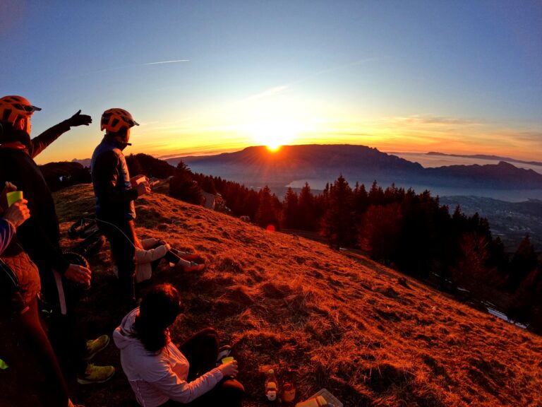 Balade coucher de soleil au Revard