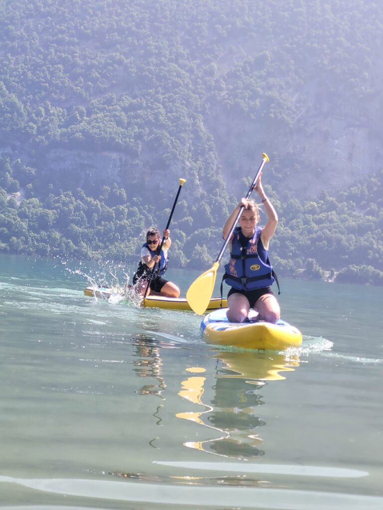 Paddle sur le lac d'Aigubelette