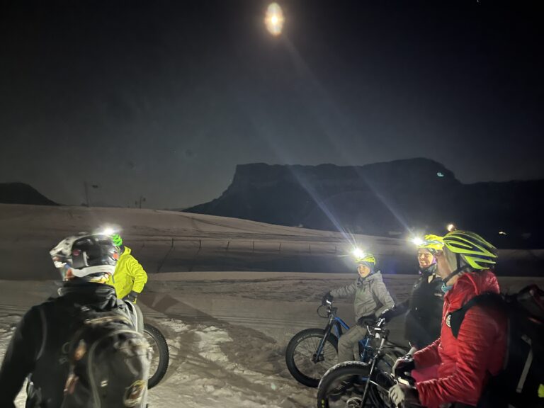 Vtt fatbike nocturne